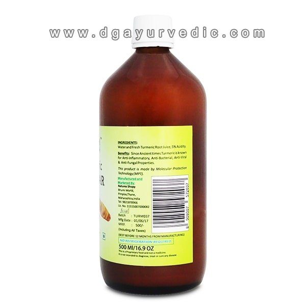 Dr. Patkar’s Turmeric Vinegar with Mother (Anti - Inflammatory)