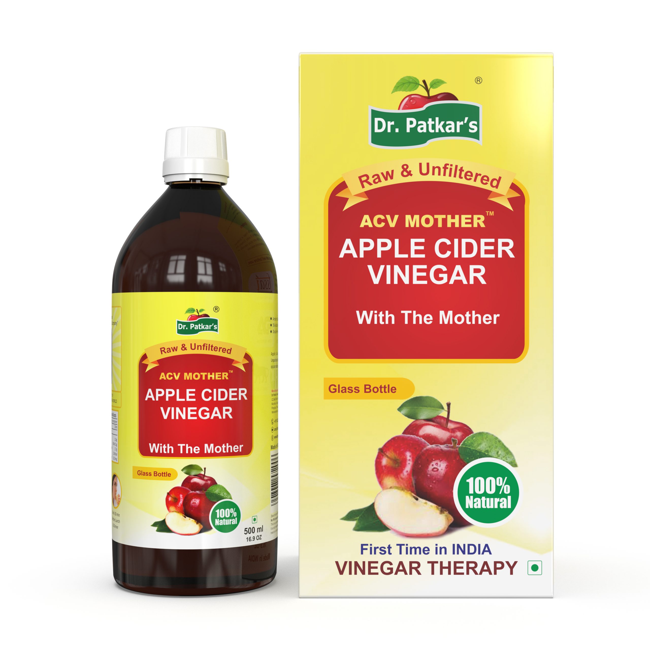 Dr.Patkar's Apple Cider Vinegar With The Mother 500 ML