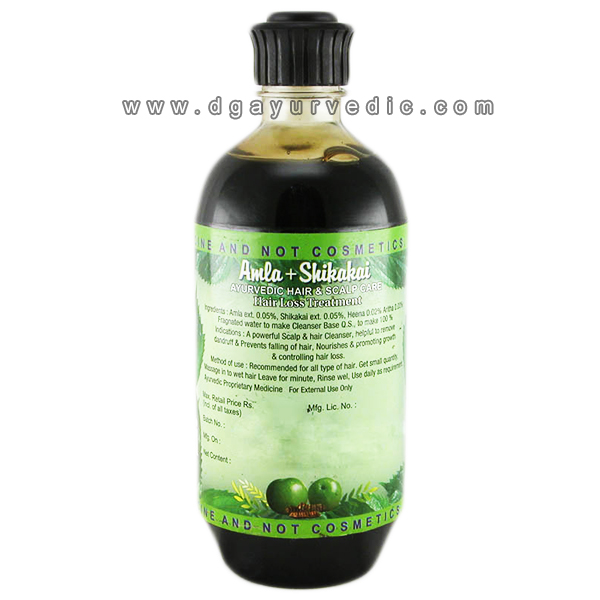 Raj Dhanvantry Amla Shikakai Shampoo Ingredients and Method of use