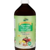 Dr. Patkar's ACV HRT Apple cider vinegar with Ginger Garlic Lemon and Honey With The Mother 500 ML