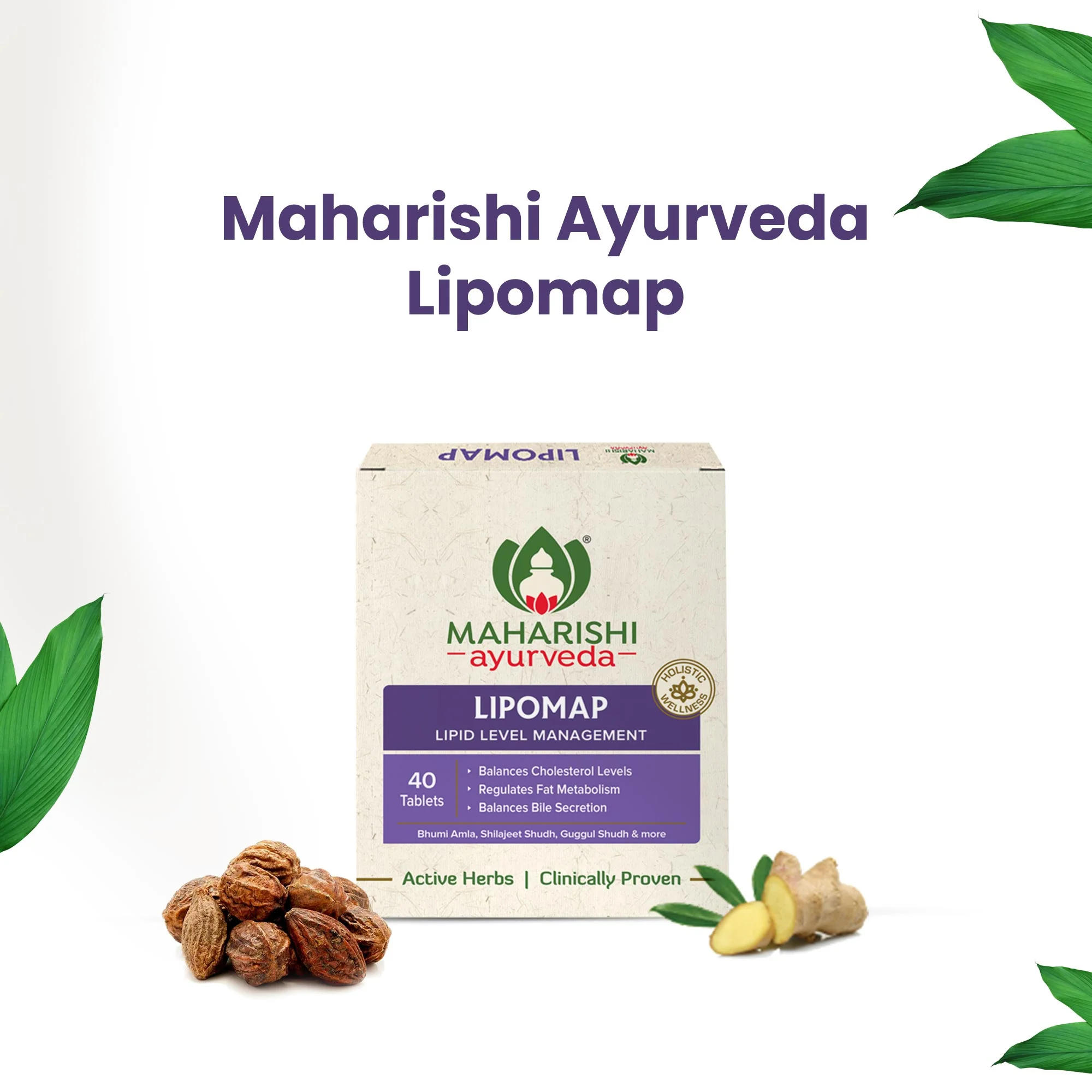 Maharishi Lipomap (Balances Cholesterol) Medohar 20 Tablets
