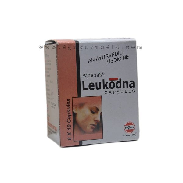 Ajmera’s Leukodna Capsules 60capsules (To Remove White Spots on skin)