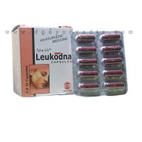 Ajmera Pharmaceuticals Leukodna Capsules (To Remove White Spots on skin) 10 Capsules