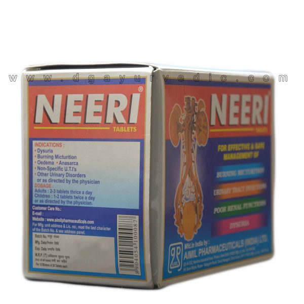 Aimil Neeri Tablet (Resolves and Dissolves Urinary Stones and Infection)