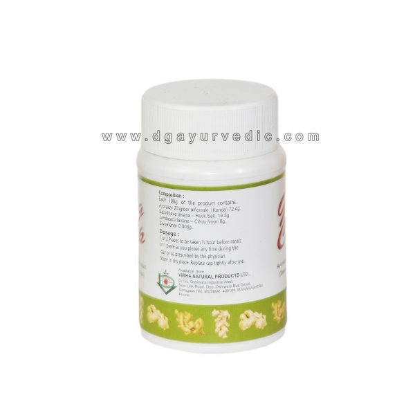 vibha naturals ging chip composition and dosage