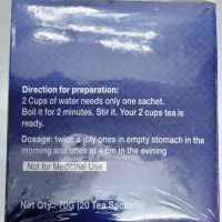 AYUSYA WELLNESS TEA DOSAGES