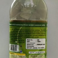 Merit VCO Extra Virgin Coconut Oil Contains