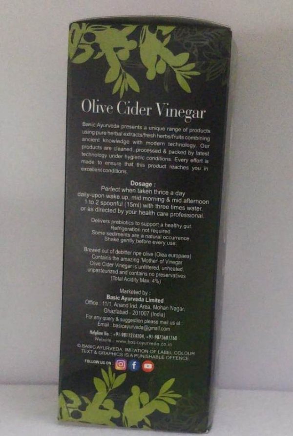 olive cider vinegar benefits
