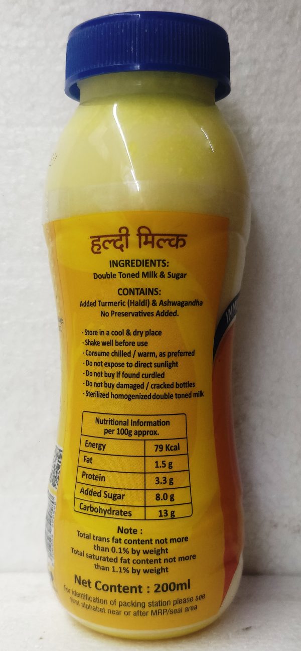 Haldi Milk Immunity Booster Contains