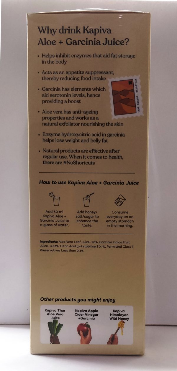Kapiva Aloe+Garcinia Juice Contains