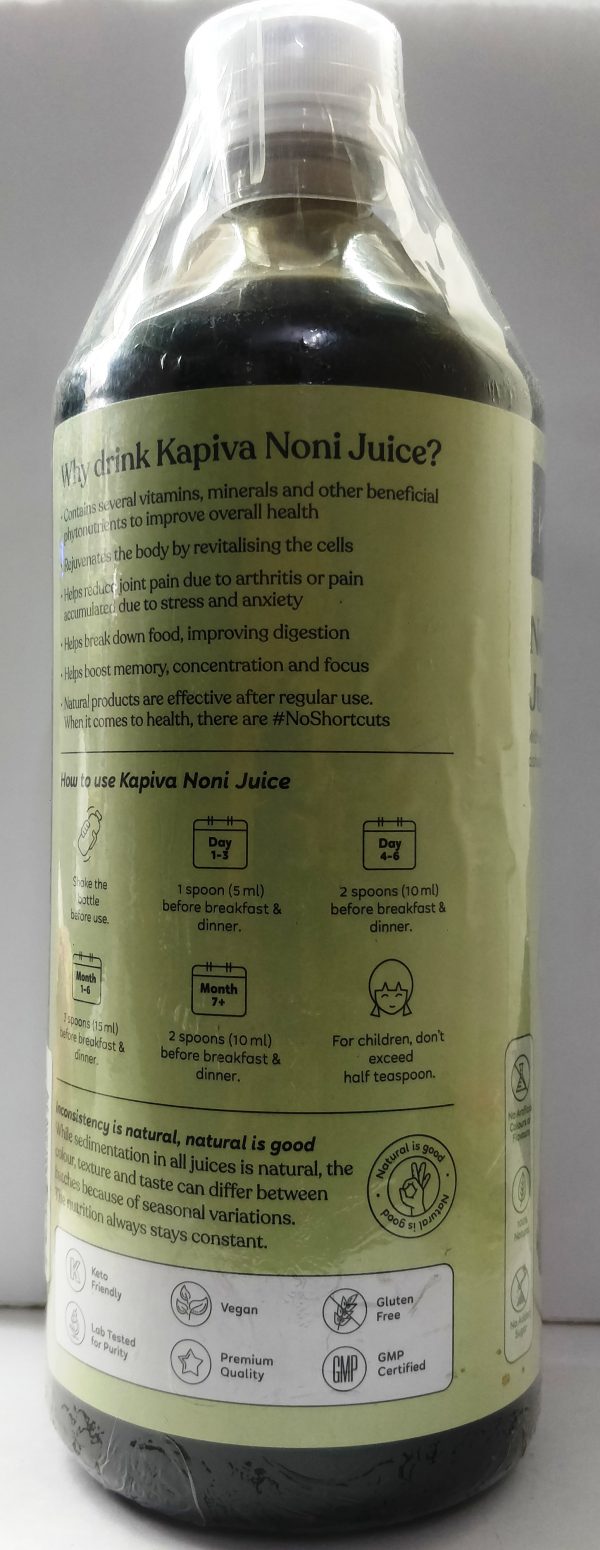 Kapiva Noni Juice Contains