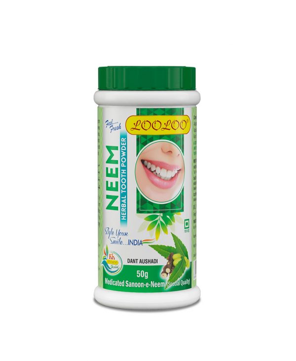 Khojati Ayurved Pharma Looloo Neem Herbal Tooth Powder 1