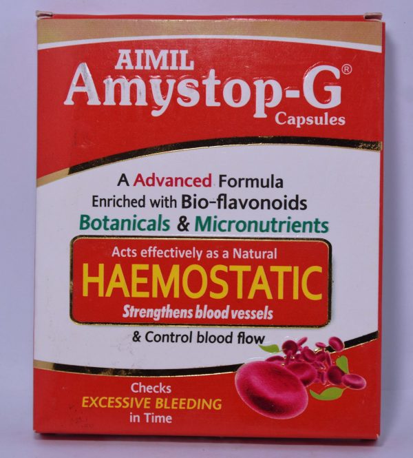 AIMIL AMYSTOP-G 20CAPSULES FRONT