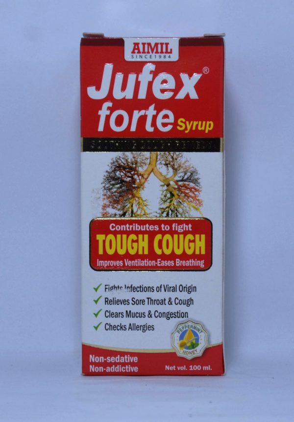 AIMIL JUFEX FORTE SYRUP 100ML FRONT