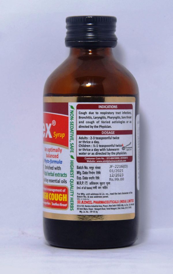 AIMIL JUFEX SYRUP INDICATION,DOSAGE,MRP