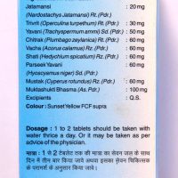ANJANI PHARMACEUTICALS MUKTIN 100TABLETS INGREDIENTS,DOSAGE,