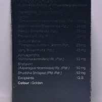 ANJANI PHARMACEUTICALS SHUKRA SHODHAN (SHILAJEET YUKT) 60TABLETS INGREDIENTS