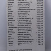 AVN AYURVEDA LUMBATON 10 CAPSULES COMPOSITION