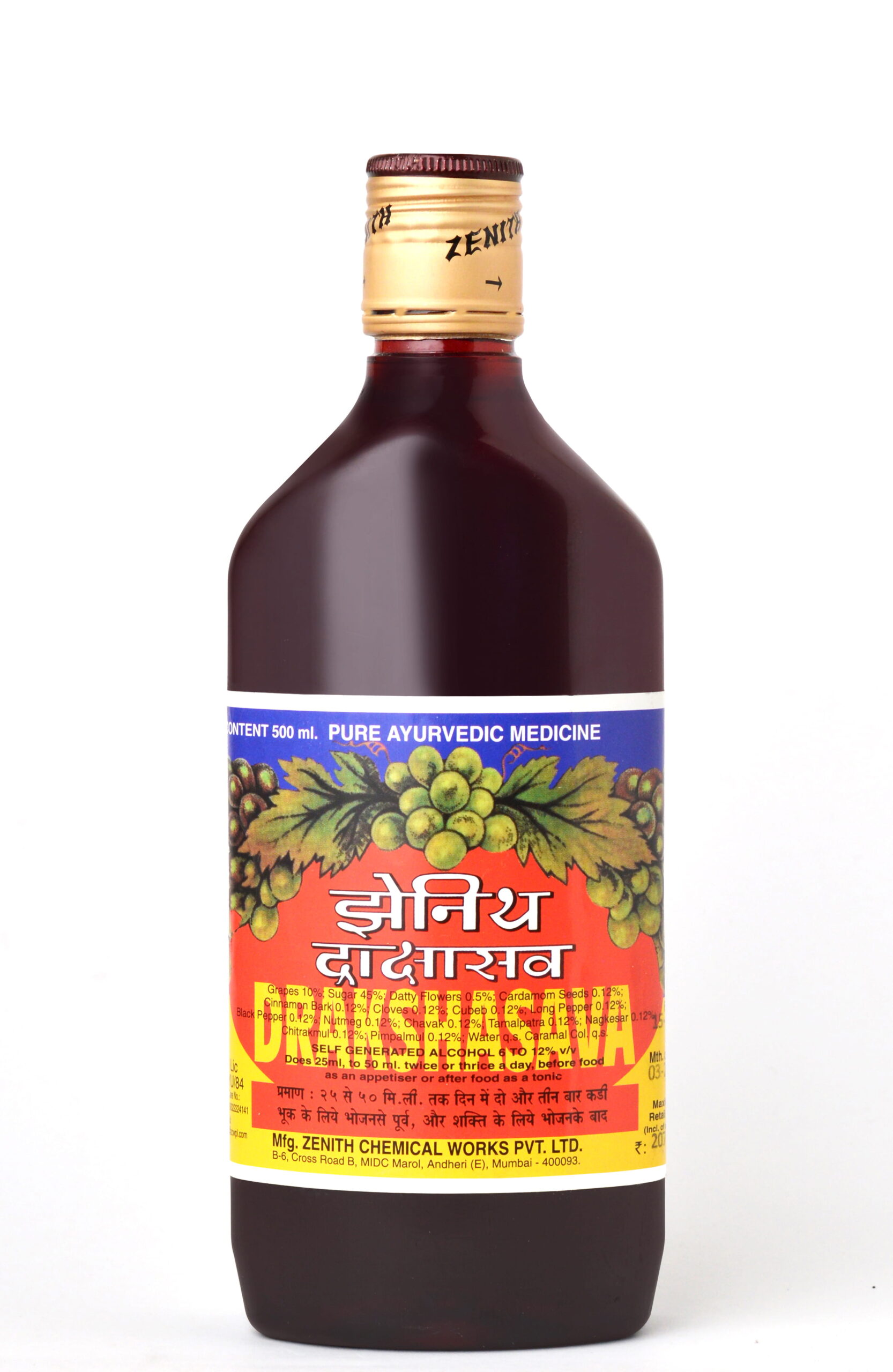 ZENITH DRAKSHASAVA 500 ML ZENITH DRAKSHASAVA 500 ML