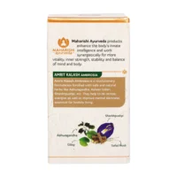 Maharishi Amrit Kalash Ambrosia 60 Tablets back