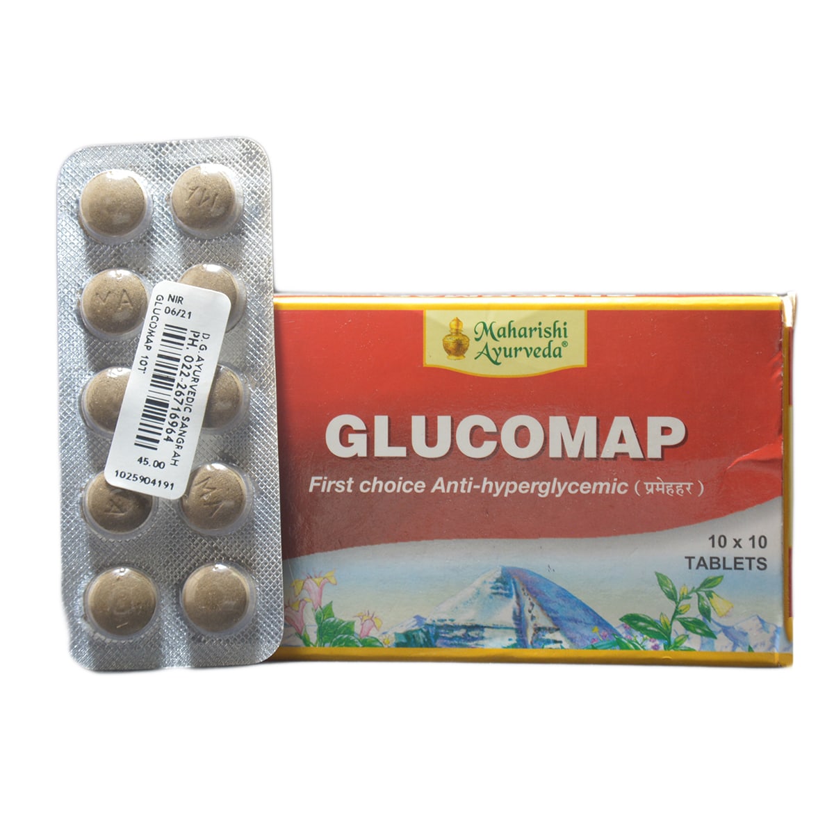 Maharishi Ayurveda Glucomap 10 Tablets