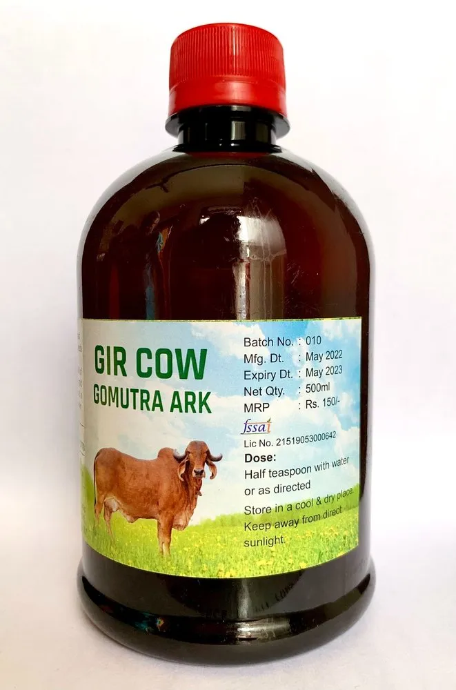 Jethva Herbal Gir Cow Gomutra Ark 500 ML . Ayurvedic Sangrah  (Ayurvedic, Herbal, Organic and Natural Products)