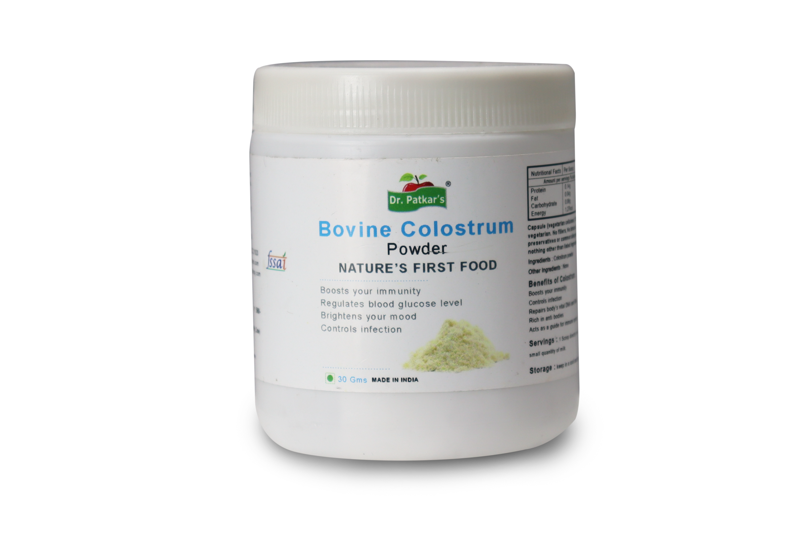 Dr. Patkar's Bovine Colostrum Powder 30 Grams